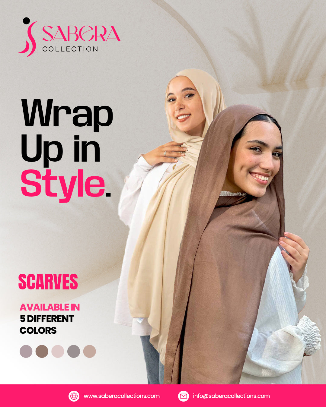 Premium Modal Hijabs-lightweight, soft and breathable scarves